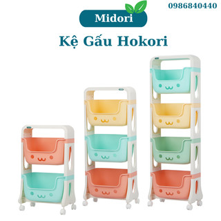 Kệ Gấu Hokori Có bánh Xe Di Chuyển, Kệ Gấu Việt Nhật Cao Cấp, Kệ Đựng Đồ Đa Năng