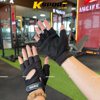  Găng Tay Tập Gym AOLIKES 119 Hở Ngón Thể Thao Ngoài Trời Đạp Xe Yoga Tập Tạ Fitness Thoáng Khí Chống Trơn Trượt 