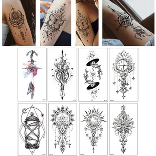 Hình xam henna tattoo | chống nước | hình sam tạm thời | nghệ thuật 3d |  art, tattoo