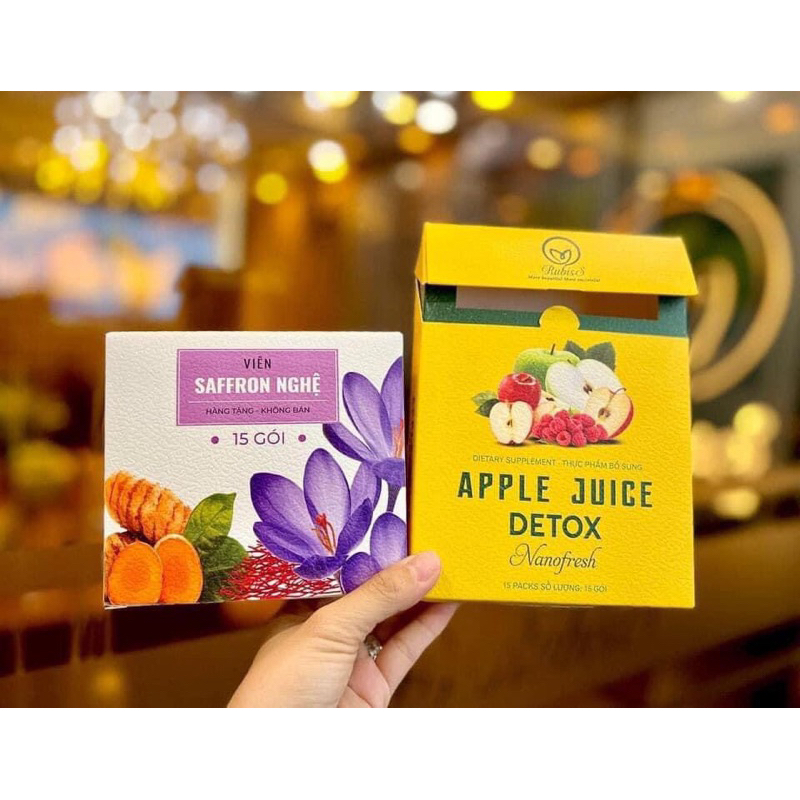 Rubiss Apple juice detox - 𝐍𝐮̛𝐨̛́𝐜 𝐭𝐫𝐚́𝐢 𝐜𝐚̂𝐲 𝐠𝐢𝐚̉𝐦 𝐜𝐚̂𝐧 ( mẫu mới )