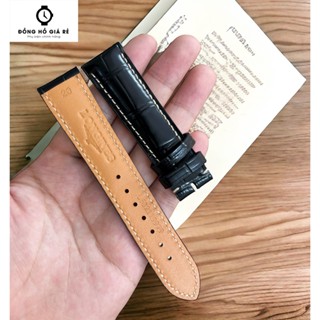 Dây Da Đồng Hồ Handmade da cá sấu Longines [71]