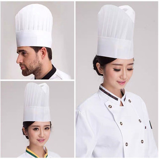 Nón giấy cao mủ giấy cho đầu bếp,nón giấy bếp trưởng