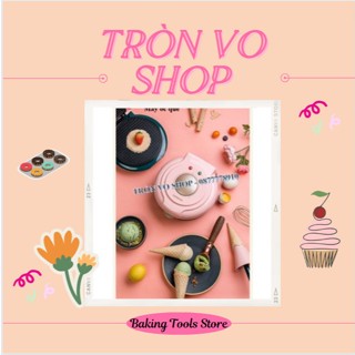 Máy làm bánh ốc quế màu xanh hồng hoặc trắng hồng [ set/1c ]