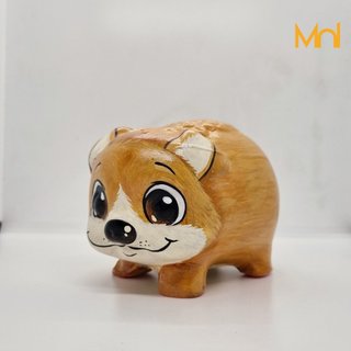 HEO ĐẤT Handmade - CHÓ CORGI (Quà Tặng Độc Đáo)