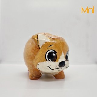 HEO ĐẤT Handmade - CHÓ CORGI (Quà Tặng Độc Đáo)