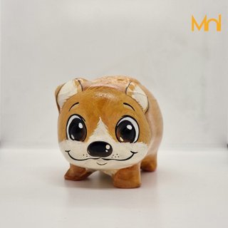 HEO ĐẤT Handmade - CHÓ CORGI (Quà Tặng Độc Đáo)