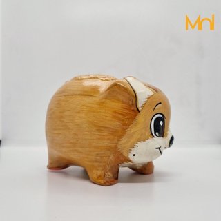 HEO ĐẤT Handmade - CHÓ CORGI (Quà Tặng Độc Đáo)