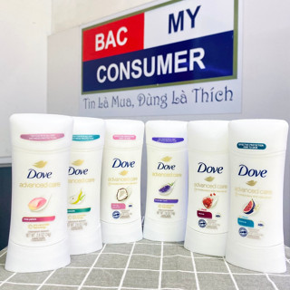 Lăn khử mùi nữ dạng sáp Dove Advanced Care 48h Antiperspirant 74g | Hàng Mỹ