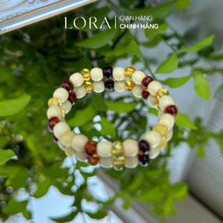   Tặng kèm dây xỏ  Vòng Tay Hổ Phách Dâu Tằm Cho Bé Ngủ Ngon Ít Quấy Lora SP00032 