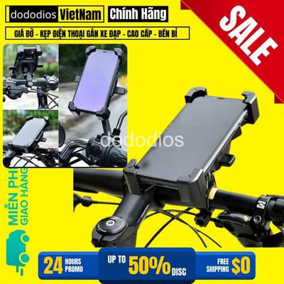 Kẹp Điện Thoại Xe Đạp Chắc Chắn, Xoay 360 Độ, Lắp Đặt Dễ Dàng - Hàng Chính Hãng Dododios