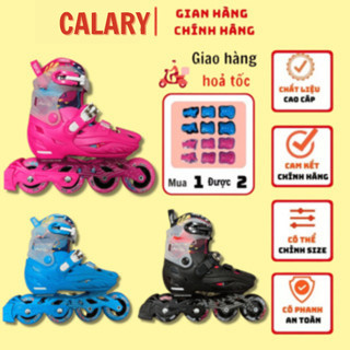 Giày Patin Trẻ Em Flying Eagle BKB K9, Giày Trượt Patin Form Nhựa Cao Cấp, Tặng Kèm Bảo Hộ Tay Chân Cho Bé