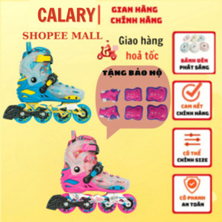 Giày Patin Trẻ Em Cougar-Centosy Kid Pro Cao Cấp, Có Bánh Đèn Phát Sáng, Có Bộ Phận Khóa Bánh Dành Cho Bé Mới Tập Chơi