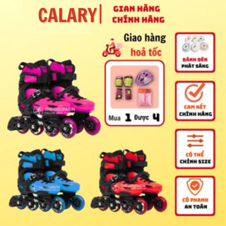 Giày Patin Cho Trẻ Em Cougar-Centosy Kid Pro 2 Có Khóa Bánh,Tặng Kèm Bộ Bảo Hộ Và Mũ Cao Cấp Cho Bé
