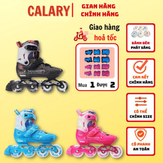 Giày Patin Trẻ Em COUGAR - Flying Eagle L8, 8 bánh đèn phát sáng, tặng kèm bảo hộ tay chân cho bé