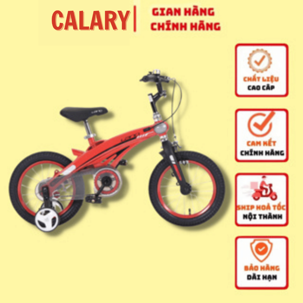 Xe Đạp Trẻ Em Cougar-Centosy-LanQ 39 Dành Cho Trẻ Từ 2-11 Tuổi, Có Bánh Phụ Cho Bé Mới Tập Đi