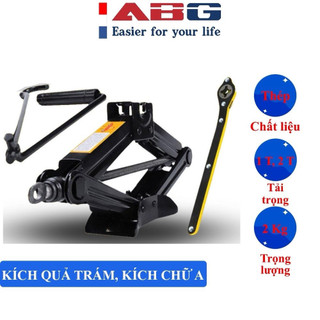 Kích nâng hạ quả trám abg - bộ kích gầm ô tô - bộ nâng gầm ô tô - chữ a thay lốp cho xe hơi có đòn bẩy nâng gầm dễ dàng