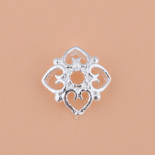 [S925] Charm bạc ốp hoa - MH320 MOCHUONG JEWELRY