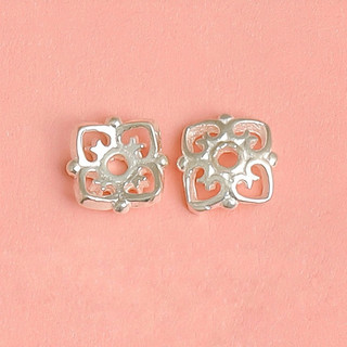 [S925] Charm bạc ốp hoa - MH320 MOCHUONG JEWELRY