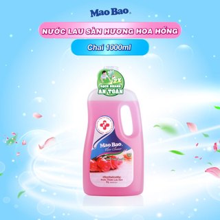 Nước Lau Sàn Mao Bao hương hoa hồng chai 1L