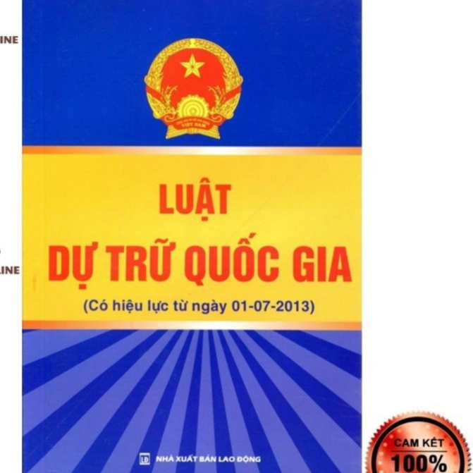 Sách - Luật dự trữ quốc gia