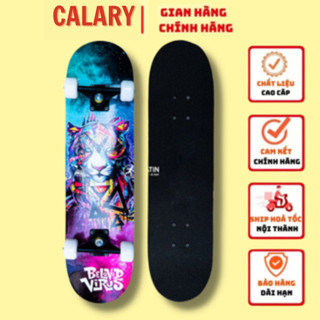 Ván trượt cougar- skateboard mh3108-3 chính hãng gỗ ép chịu lực, mặt nhám, tải trọng lên đến 60kg