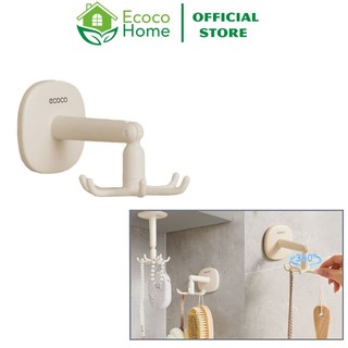  Móc Treo Đồ Nhà Tắm Nhà Bếp ECOCO Đa Năng Xoay 360 Độ Không Cần Khoan Đục E23163 