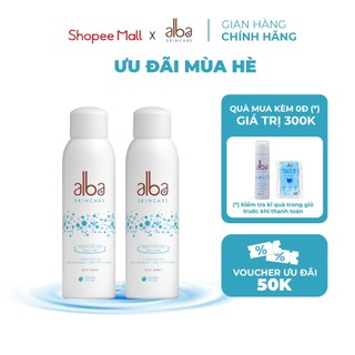 Combo 2 Xịt Khoáng ALBA SKINCARE Chống Lão Hóa Và Dưỡng Ẩm Cho Da (150ml)