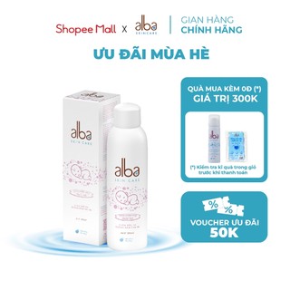 Xịt Khoáng BABY ALBA SKINCARE Chống Hăm Khô Rôm Sẩy An Toàn Và Không Gây Kích Ứng Cho Da Bé (150ml)
