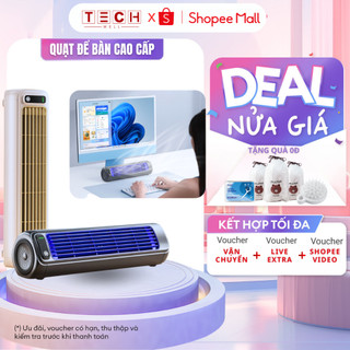 Quạt Để Bàn Đa Năng GODWELL, Quạt Điều Hòa Tháp Treo Tường Không Khí Không Dây Gió Siêu Lớn, Để Bàn Lưu Thông Gió