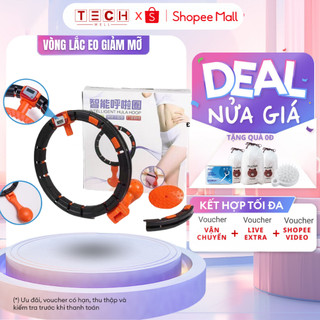 Vòng Lắc Eo HULA Đa Năng Có Đồng Hồ Đo - Vòng Lắc Eo Massage Giảm Mỡ Tự Động Thông Minh Tại Nhà