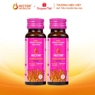  Combo 2 chai nước uống Collagen Đông trùng hạ thảo Hector 5000mg  2chaix50ml  