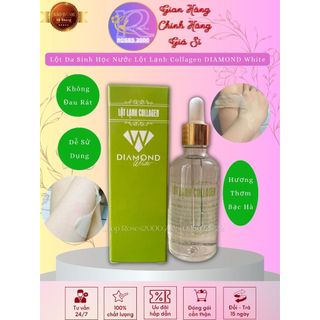 Lột da sinh học nước lột lạnh collagen diamond white - mùi bạc hà thơm mát