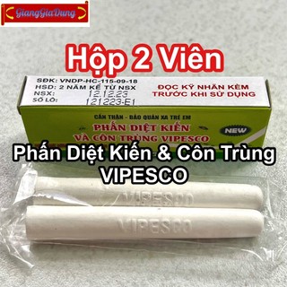 Phấn Diệt Kiến Và Côn Trùng VIPESCO - Hộp 2 Viên