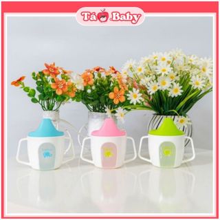 Cốc tập uống nước cho bé babu có núm chống sặc an toàn tiện lợi dễ sử dụng COC03