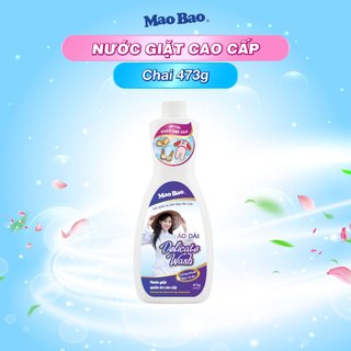 Nước giặt cao cấp Mao Bao 473g dành cho vải đặc biệt, đồ lót, áo dài, áo vest, quần áo trẻ em, khử mùi, kháng khuẩn