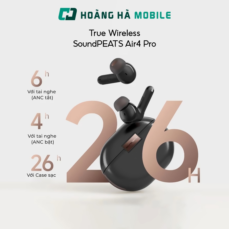Tai nghe Bluetooth True Wireless SoundPEATS Air4 Pro - Chính Hãng