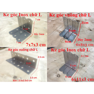 Ke góc Inox chữ L bản rộng 3 cm ( Đủ cỡ )