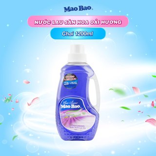 Nước Lau Sàn Mao Bao Hương Hoa Oải Hương 1,2L