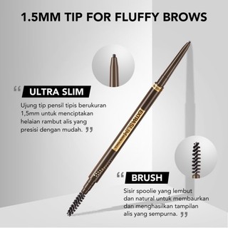 [CHÚ Ý XẢ KHO DATE 10/09 - 15/10/2024] Chì mày YOU Extra Slim Brow Pencil 0.06g