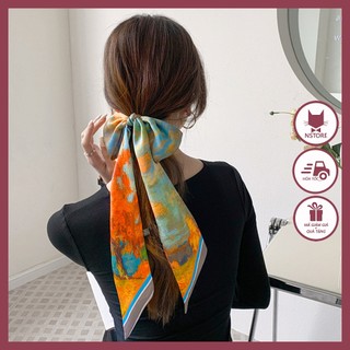 Dây cột tóc vải lụa , dây buộc tóc , dây vải lụa đa năng (nhiều mẫu)