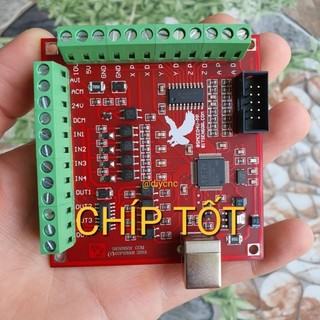 Mạch mach3 usb đỏ 4 trục chế máy cnc