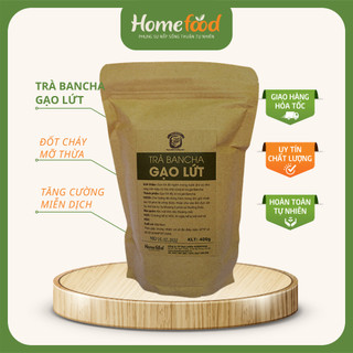 Trà gạo lứt bancha homefood - 400g/trà gạo lứt bancha