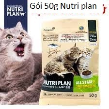 Thức ăn cho mèo mọi lứa tuổi Nutri Plan gói 50g