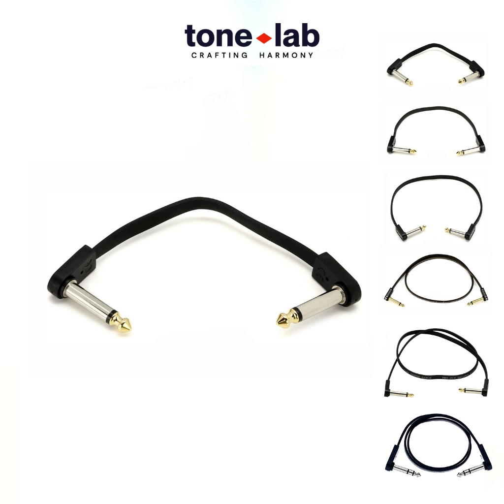 [Tone Lab] [Made In Sweden] Dây cáp tín hiệu kết nối pedal guitar EBS Flat Patch Cable.