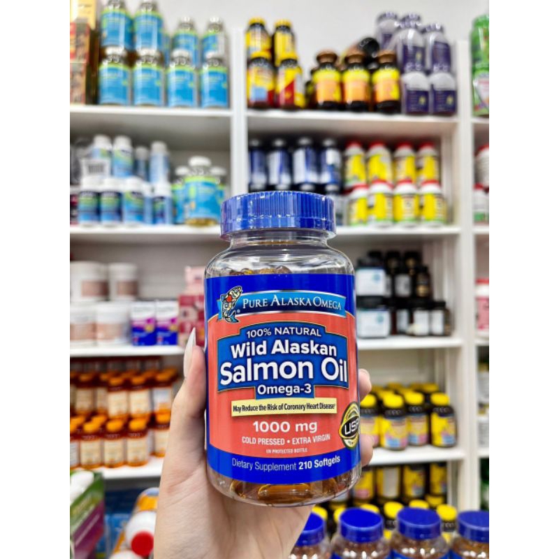 Salmon Oil Omega 3 - Dầu Cá Hồi Alaska cực tốt cho sức khoẻ