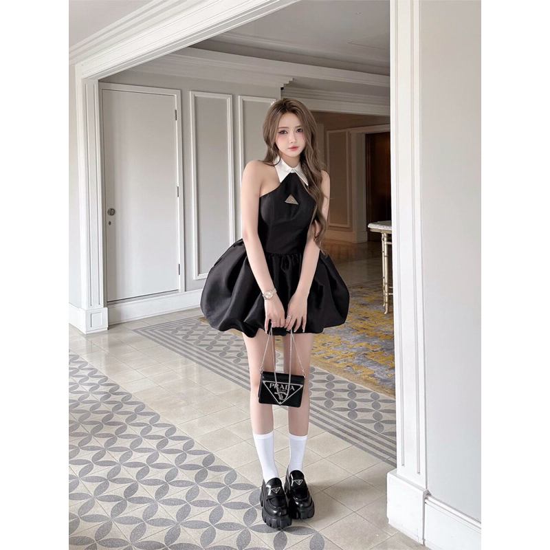 Đầm bí xoè sơmi