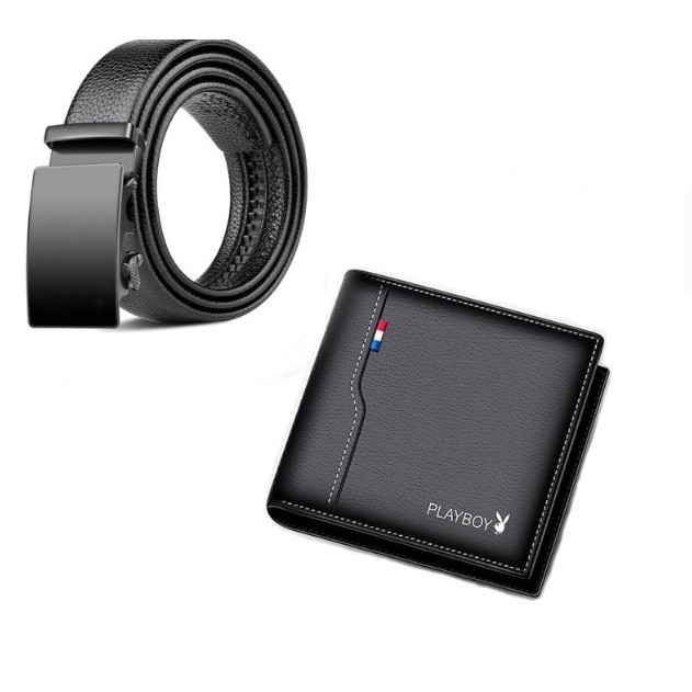 Combo Thắt lưng Da Nam MC01 Ví da thời trang VD88