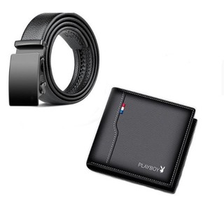 Combo thắt lưng da nam mc01 ví da thời trang vd88