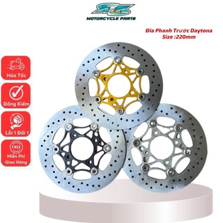 Đĩa thắng trước size 220 gắn như zin cho wave ,sirius và các dòng xe mâm 4 lổ đĩa các đời