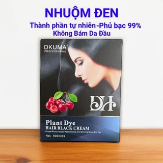 Nhuộm Thảo Dược Phủ Bạc DKUMA 500ml không dính da đầu, phủ bạc